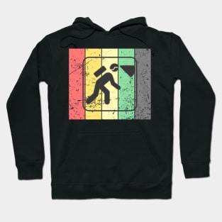 Vintage Retro Spelunking Man Hoodie